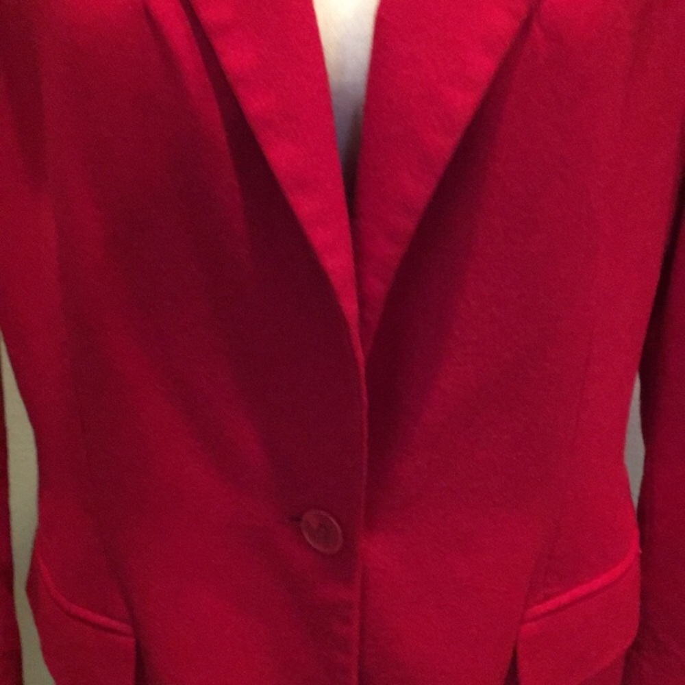 Pendleton Vintage Classic One Button Red 100% Woo… - image 3